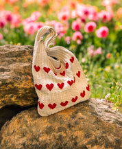 the love knot crochet tote