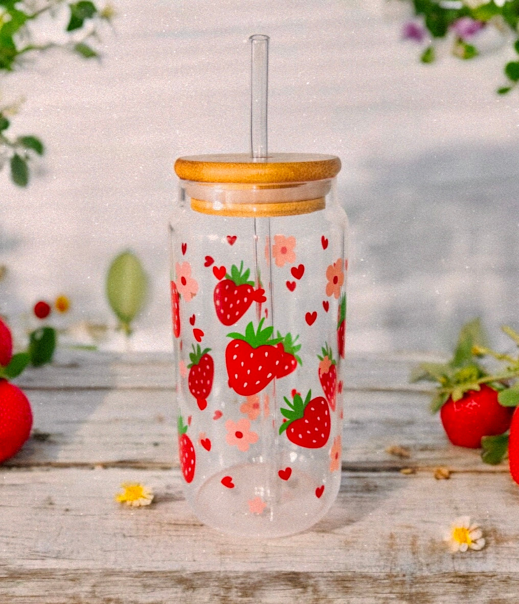 the strawberry roan glass