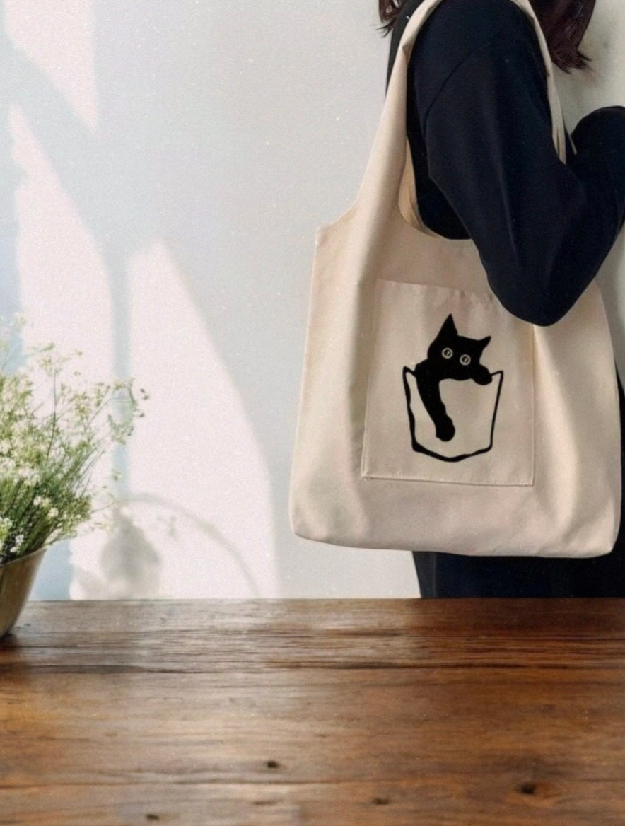 castiel tote bag