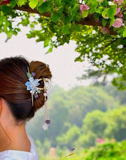 Soft Garden Metal Hair Claw Clip