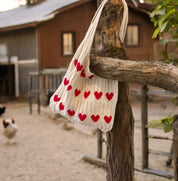 the love knot crochet tote