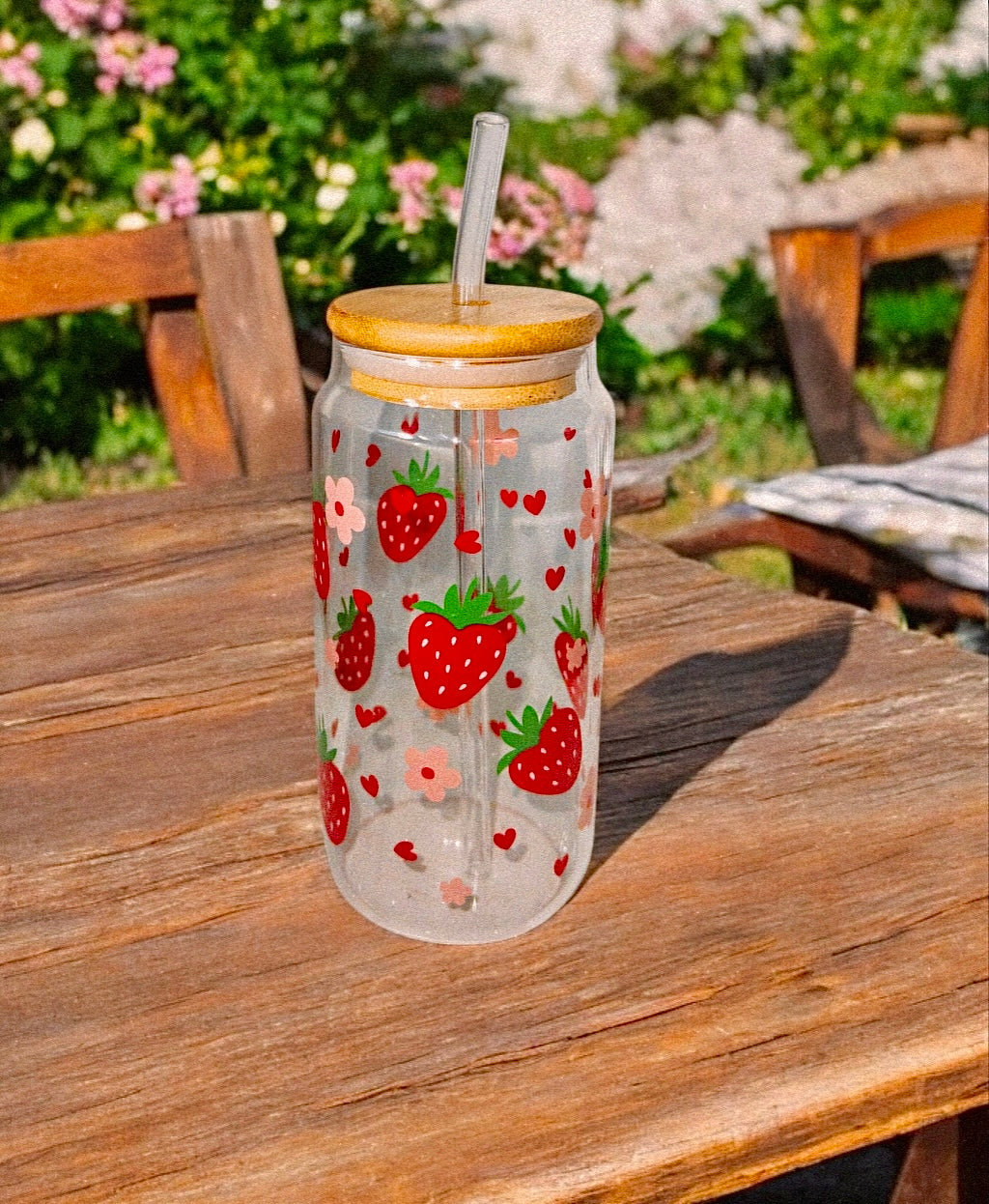 the strawberry roan glass